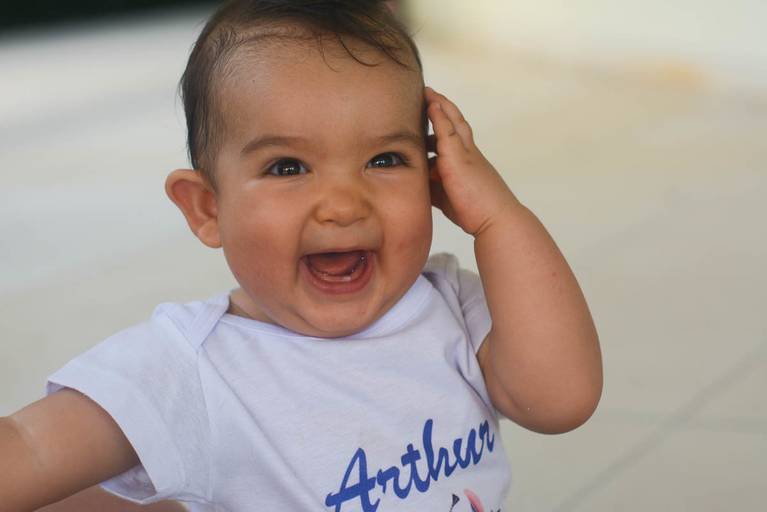 Ensaio Externo Bebe 8 meses no Recreio dos Bandeirantes Rio de Janeiro