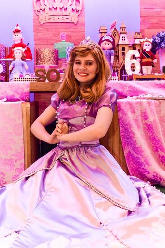 Festa Infantil Personagens Vivos Princesinha Sofia -  Princesas da Disney  Lacinho Personagens - Espoleta Buffet Infantil em Botafogo no Rio de Janeiro 