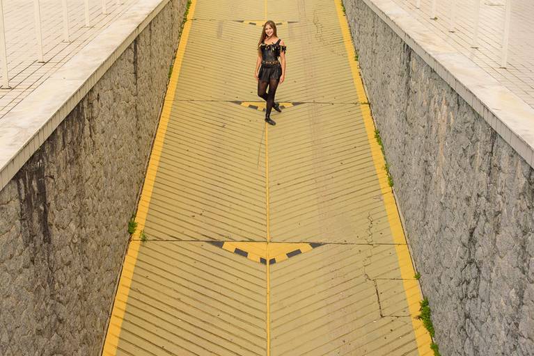 ensaio de ballet street da Rebeca Garcez na rampa da Assembléia Legislativa em Porto Alegre