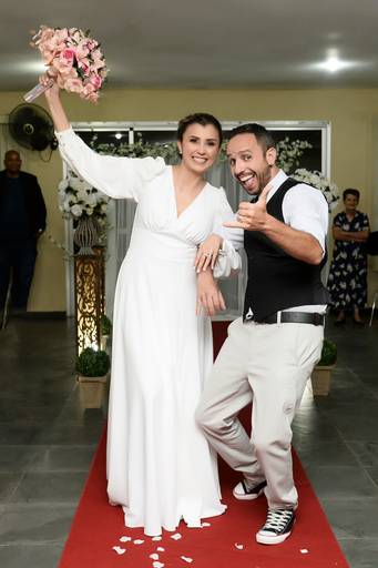 Cerimônia de casamento simples