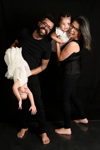 Ensaio familia divertido