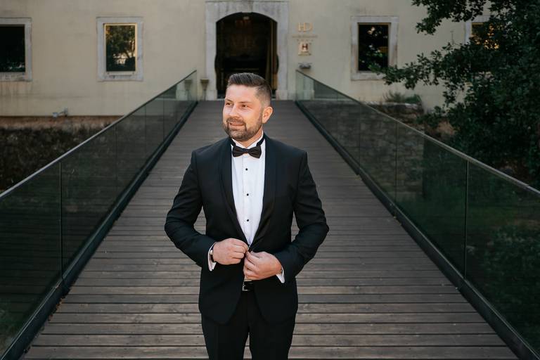 Preparação do noivo