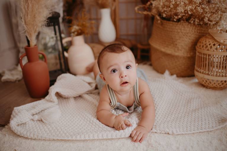 ensaio bebe menino 6 meses no estudio em campo grande 
