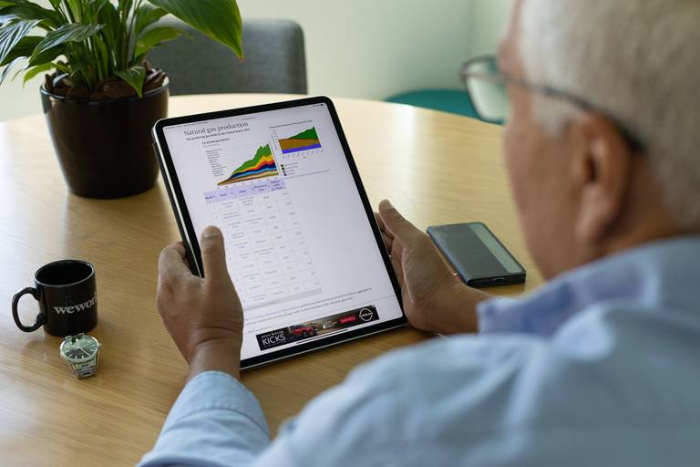 Retrato profissional de consultor de finanças