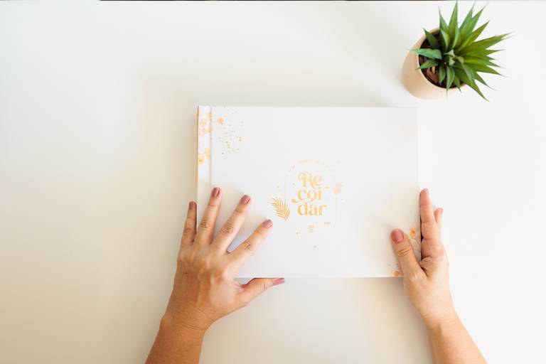 Fotografia profissional de álbum de fotos