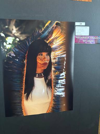 Mulher Indígena- 3 lugar na mostra ACESC 