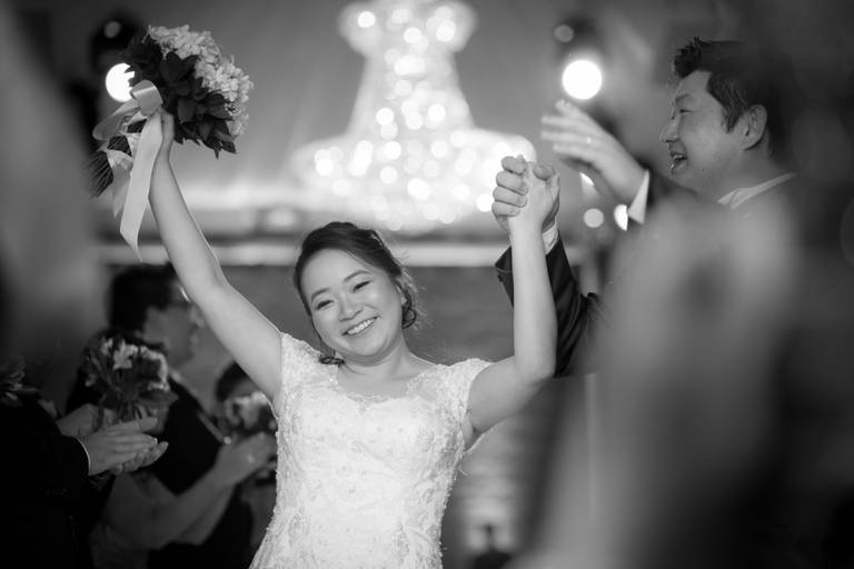 noiva oriental feliz casamento são paulo