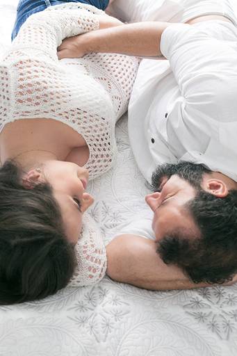 foto gestante com marido