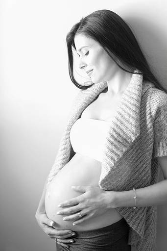 ensaio gestante-pretoebranco