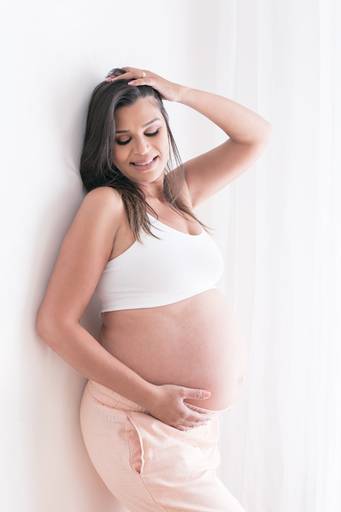 ensaio gestante luz natural