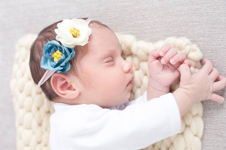 foto recém-nascido menina