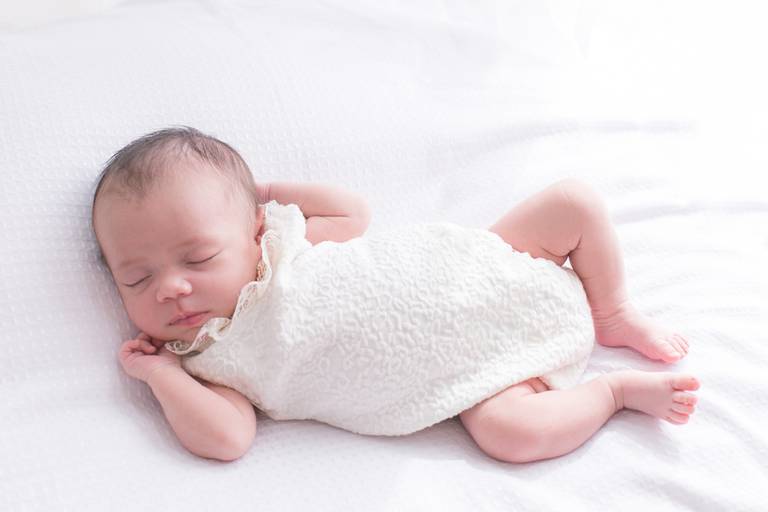 ensaio newborn natural minimalista