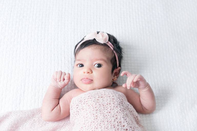 ensaio recém-nascido menina