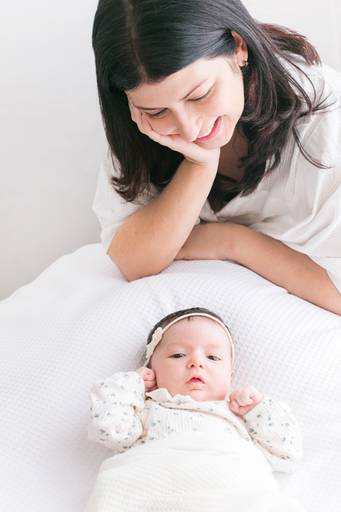 ensaio newborn natural minimalista