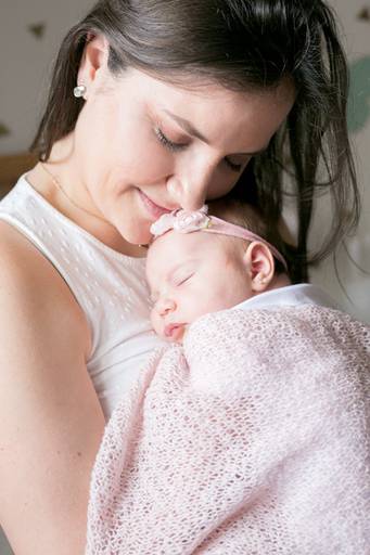 ensaio bebe com mãe