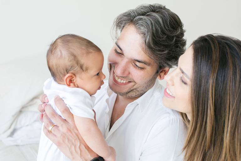 foto bebe com pais
