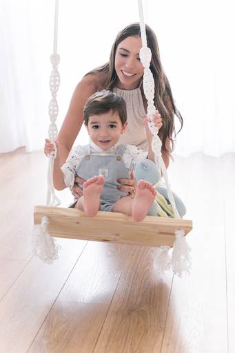 ensaio mãe e filho brincando