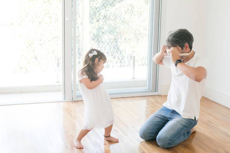 ensaio de família pai e filha