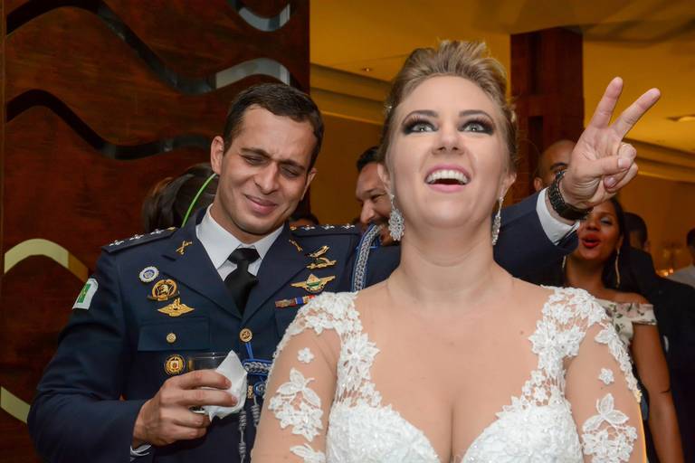 fotos de casamento militar