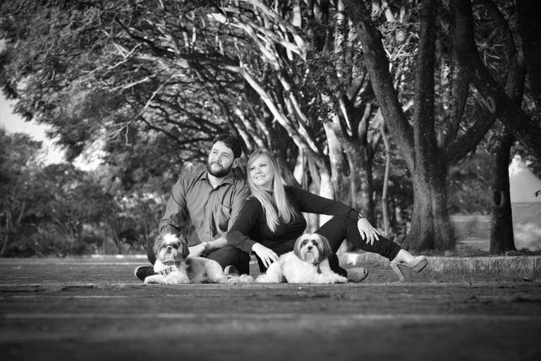 Ensaio com pet- parque da cidade