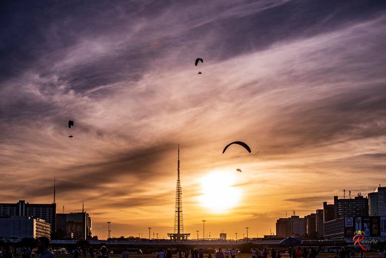 por do sol em brasilia