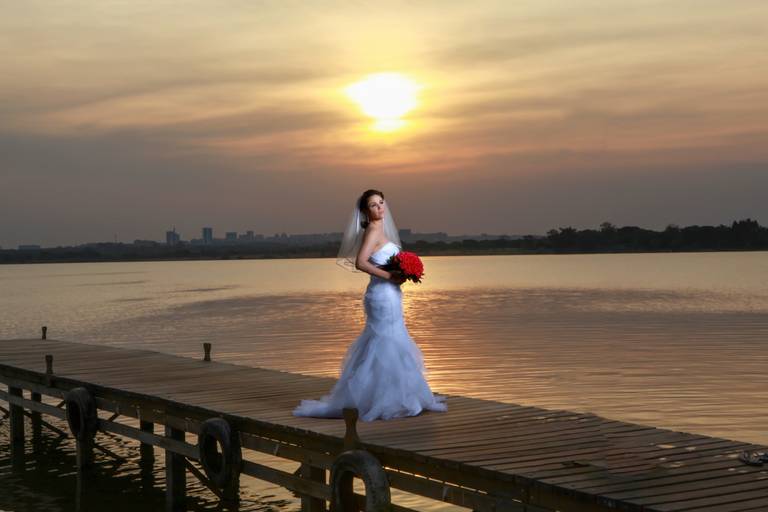 Por do Sol em Brasília