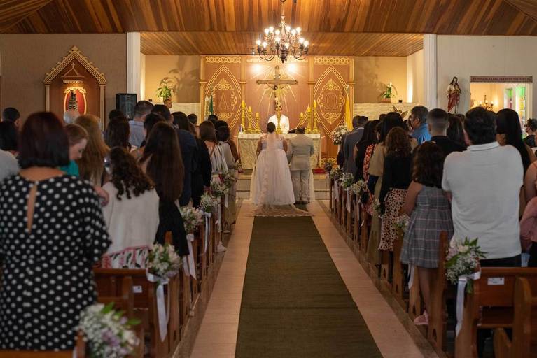 Zemar Fotografia, Casamento, Noivos diante do Altar, Noivos no Altar
