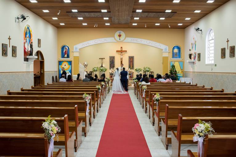 Zemar Fotografia - Plano geral da Igreja de São Dimas em Guaratinguetá-SP