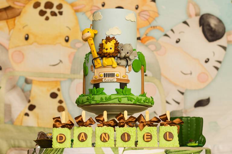 Bolo de leão infantil
