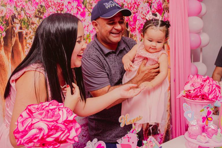 Festa de um ano com o tema jardim encantado São Paulo, SP - Evelyn Taynara Ph