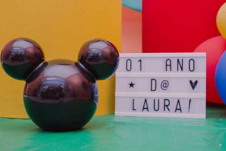 festa de aniversário de um ano da Laura com o tema Mickey Mouse - Guarulhos _Evelyn Taynara Ph