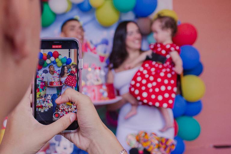 festa de aniversário de um ano da Laura com o tema Mickey Mouse - Guarulhos _Evelyn Taynara Ph