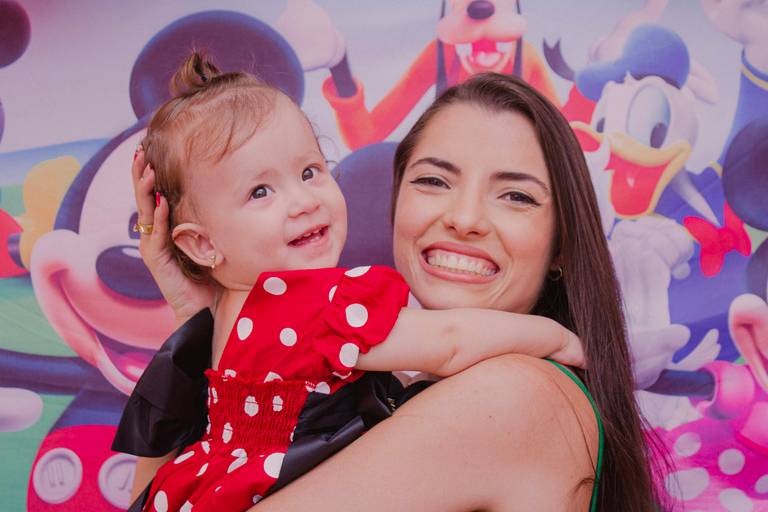 festa de aniversário de um ano da Laura com o tema Mickey Mouse - Guarulhos _Evelyn Taynara Ph