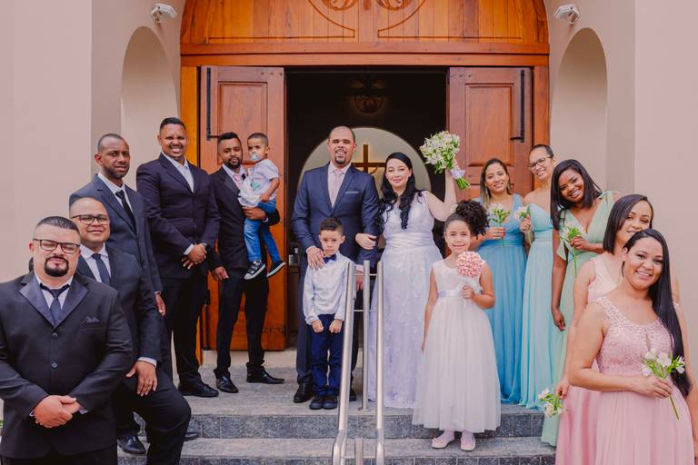 fotos de casamento realizado na igreja católica em São Paulo - SP, fotografa Evelyn Taynara Ph
