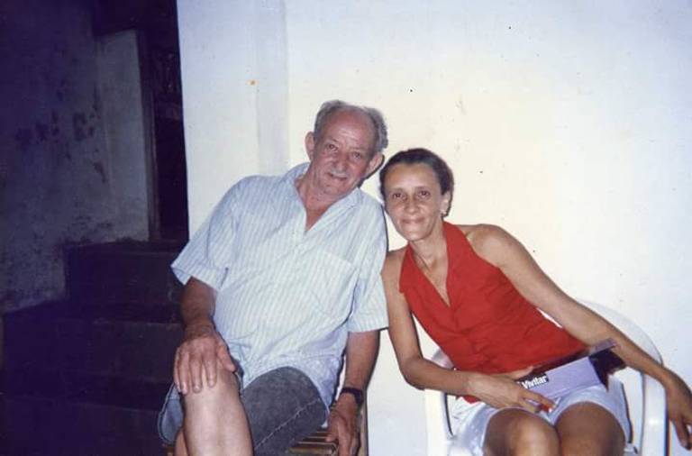 Tio Eder e sua filha Neuza