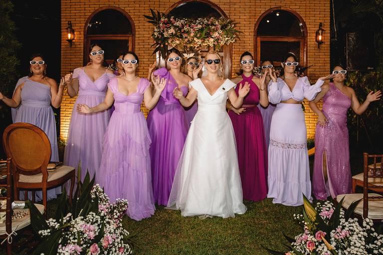 As melhores madrinhas! 