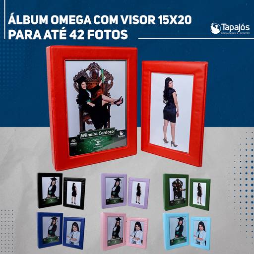 ÁLBUM OMEGA COM VISOR 15X20