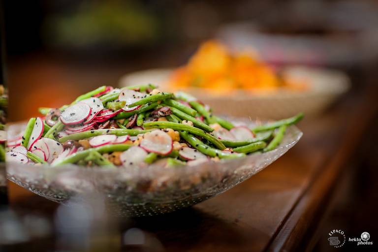 Salada de vagem - foto: helio junior espaco fotografico gastronomia gastronomy photography goiania brasil