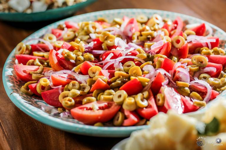 Salada de tomate gourmet - Casa Benedita - foto: helio junior espaco fotografico gastronomia gastronomy photography goiania brasil