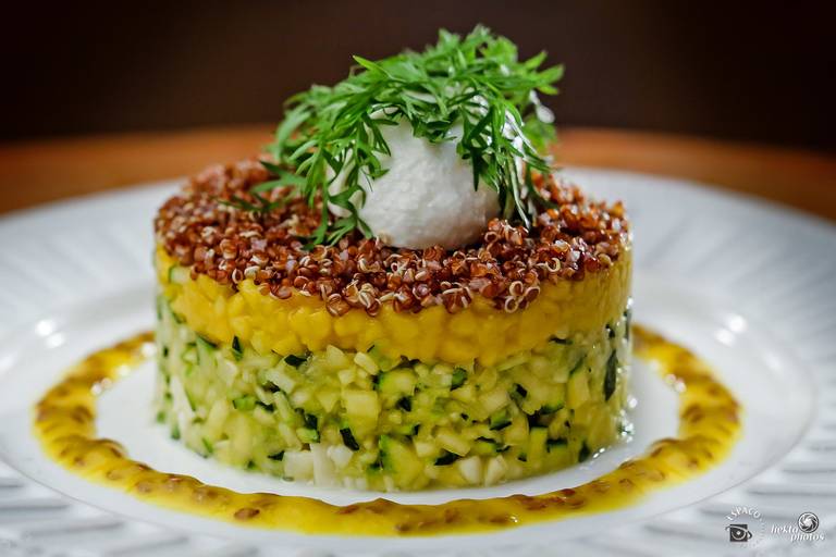 Salada de Lichia - Casa Benedita - foto: helio junior espaco fotografico gastronomia gastronomy photography goiania brasil