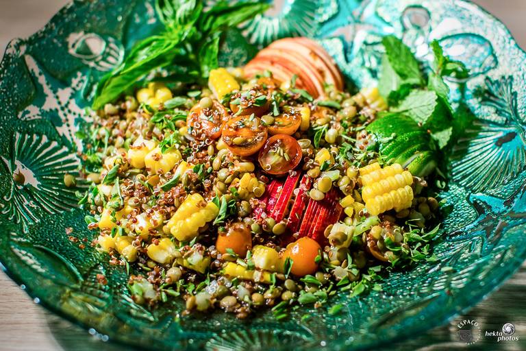 Salada gourmet - casa benedita - foto: helio junior espaco fotografico gastronomia gastronomy photography goiania brasil