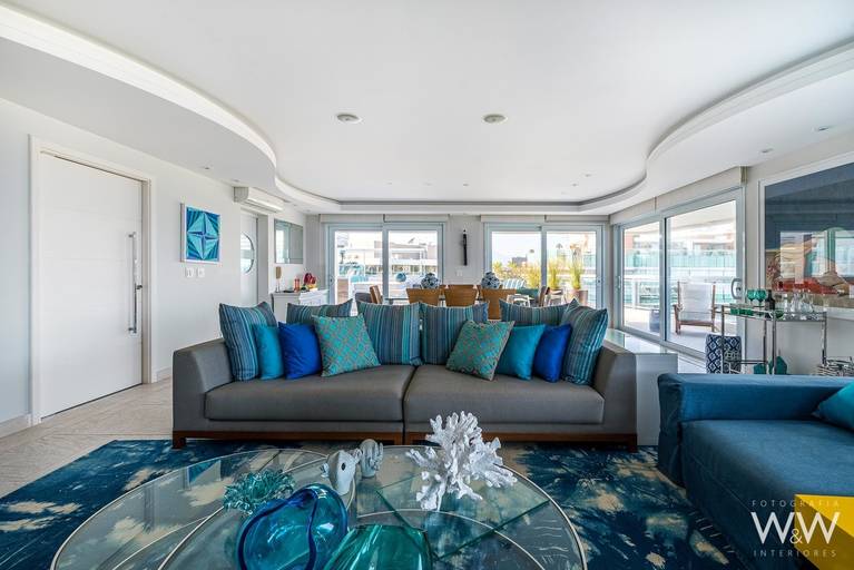 sala de tv/estar living apartamento riviera wewfotografia interiores kw8 arquitetura