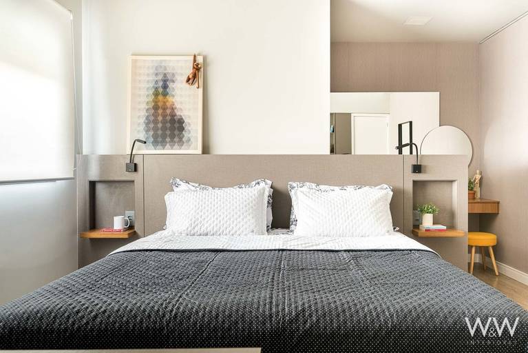 quarto casal cabeceira wewfotografia interiores são paulo kw8 arquitetura