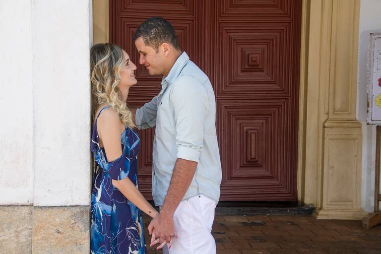 Pré-Wedding Talitha e Luiz Catas Altas Minas Gerais, Igreja Matriz Nossa Senhora da Conceição