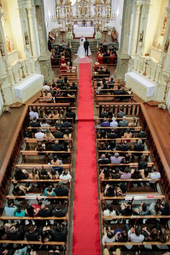 Casamento de Karina e Allan, Igreja do Carmo em Mariana, minas gerais, Vista parcial de igreja