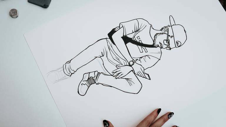 arte urbana no beco do batman