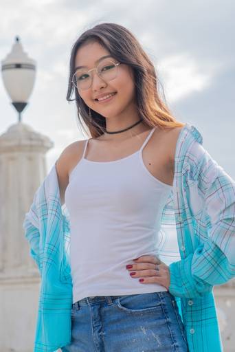Ensaio fotográfico Ana Igari 15 anos - Ponta da Praia em Santos S.P - Marcelo Fabiano Fotografia