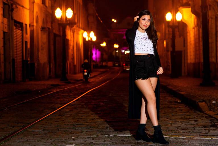 Jordana 15 anos - Ensaio fotográfico no centro histórico de Santos S.P - Marcelo Fabiano Fotografia 