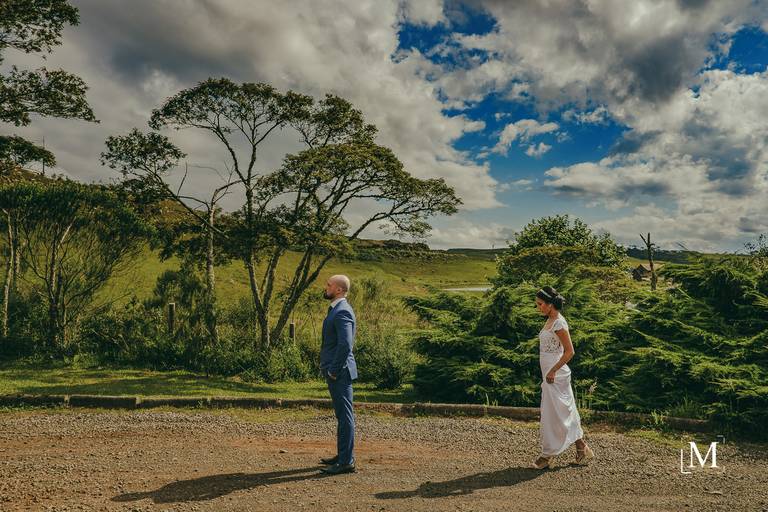 First Look da Gabrielle e Carlos no Rio do Rastro Eco Resort Elopement nas Nuvens In Comum Eventos
