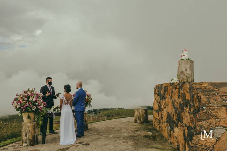 Cerimônia Elopement nas Nuvens Rio do Rastro Eco Resort InComum Eventos